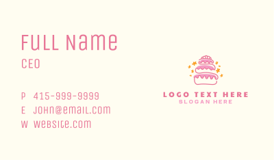 Bakery Pastry Cake  Business Card