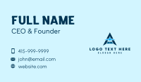 Airline Travel Letter A Business Card