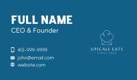 White Chef Hat Mail Business Card Image Preview