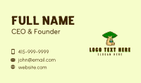 Tree Reading Book Business Card