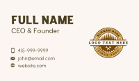 Forest Wood Lumberjack Business Card