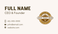 Forest Wood Lumberjack Business Card Design