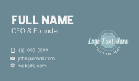 Star Circle Wordmark Business Card