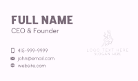 Nude Nature Lady  Business Card