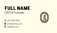 Coffee Grinder Brew Business Card