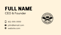 Chainsaw Forestry Woodwork Business Card