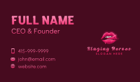 Sexy Woman Lips Business Card Image Preview