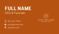 Pastry Cook Business Card example 2