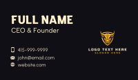 Bull Horn Ox Business Card Design