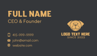 Dog Pet Grooming Business Card Design