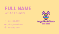 Colorful Easter Bunny Egg Business Card