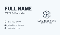 Hexagon Textile Pattern  Business Card