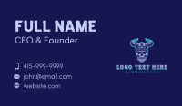 Viking Skull Warrior Business Card Design