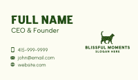 Vine Plant Cat Gardening Business Card