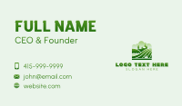 Field Lawn Landscaping Business Card Design