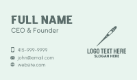 Digital Thermometer Business Card