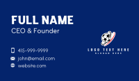 Spinning Soccer Ball Business Card