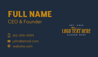 Gothic Business Wordmark Business Card Design