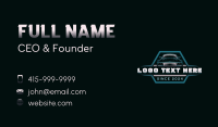 Automobile Detailing Garage Business Card