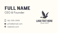 Royal Dove Bird  Business Card