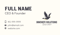 Royal Dove Bird  Business Card