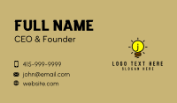 Vintage Bulb Fixture  Business Card