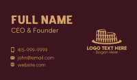 Coliseum Business Card example 4