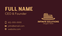 Wine Colosseum Business Card