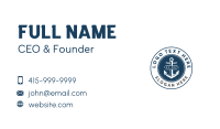 Nautical Ship Anchor Business Card
