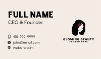 Curls Business Card example 1