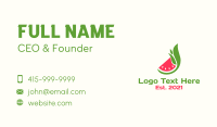 Watermelon Fruit Harvest  Business Card