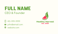 Watermelon Fruit Harvest  Business Card Image Preview