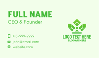 Green Leaf Crown Business Card