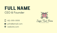 Elegant Gift Box Boutique Business Card Design