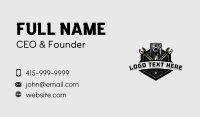Piston Wrench Engine Business Card