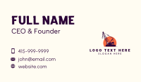 Construction Crane Equipment Business Card