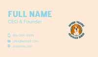 Cute Puppy Veterinarian Business Card Design