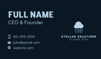 Tech Cloud Data Network Business Card