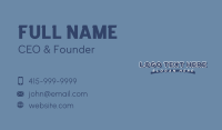 Blue Generic Business Business Card Design