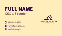 Mountain Excavator Construction Business Card