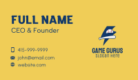 Lightning Baseball Team Business Card Design
