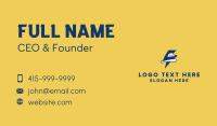 Lightning Baseball Team Business Card