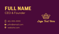 Glam Tiara Jewel Business Card