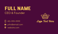 Glam Tiara Jewel Business Card Design