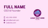 Blue And Pink Business Card example 3