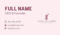 Tailoring Stitching Needle Business Card Design