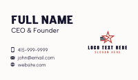 USA Eagle Veteran Business Card Design