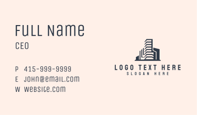 Real Estate Building Business Card