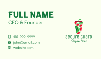 Watermelon Tropical Drink Business Card