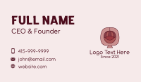 Antique Accent Chair  Business Card Design